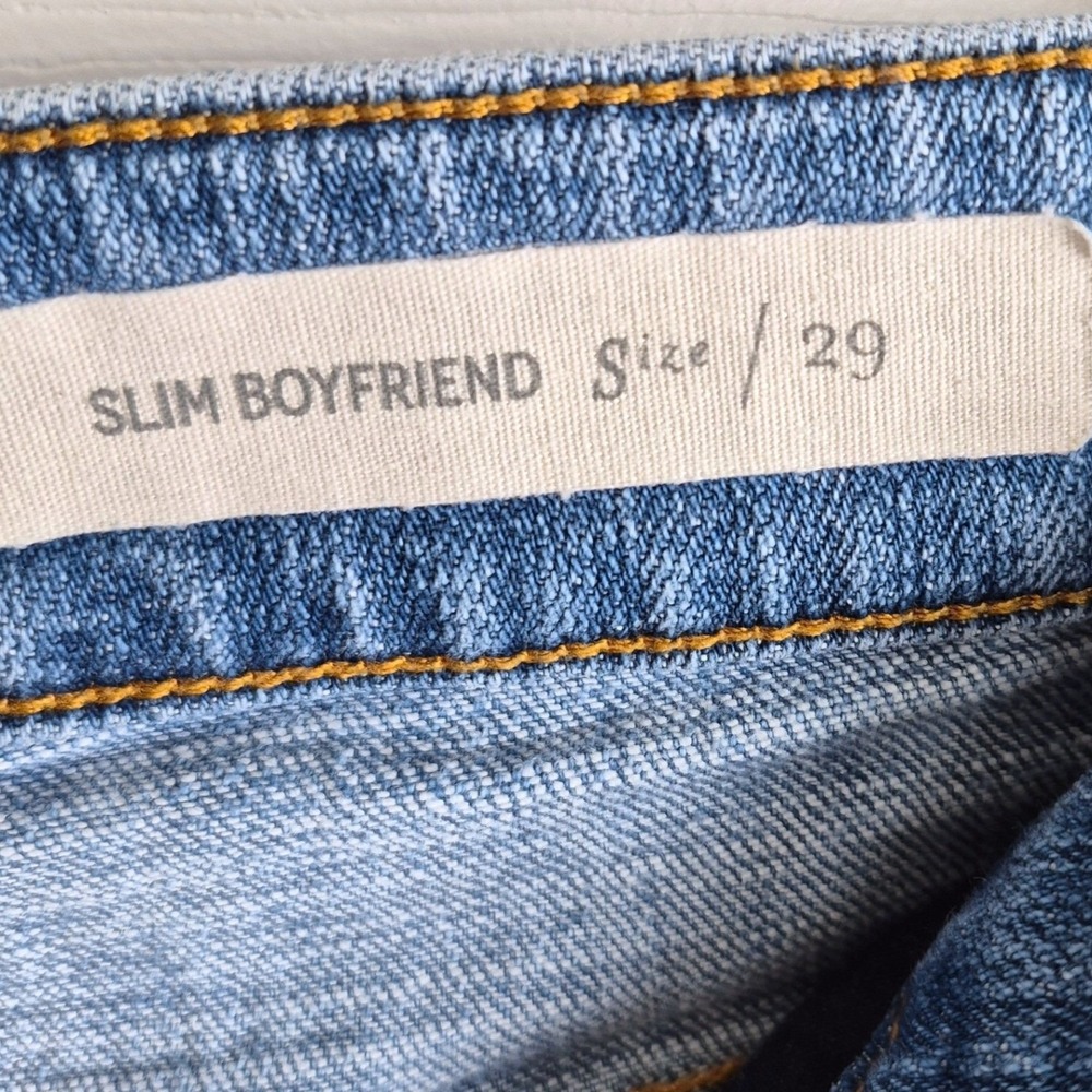 AS IS* Anthro Pilcro and the Letterpress embellished boyfriend jeans womens 29 - Picture 9 of 15